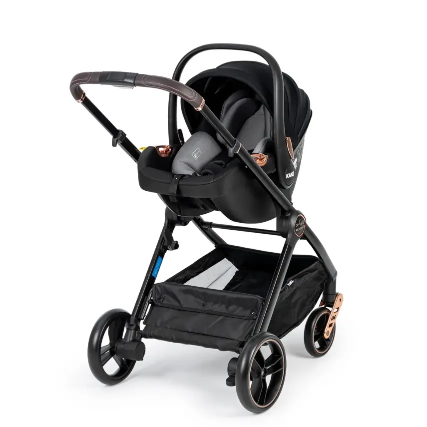 Kanz X-Go Ultimate Çift Yönlü Travel Sistem-Seyahat Sistem Bebek Arabası Rose Gold Siyah   - 21