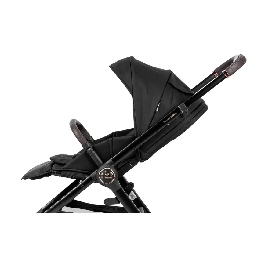 Kanz X-Go Ultimate Çift Yönlü Travel Sistem-Seyahat Sistem Bebek Arabası Rose Gold Siyah   - 36