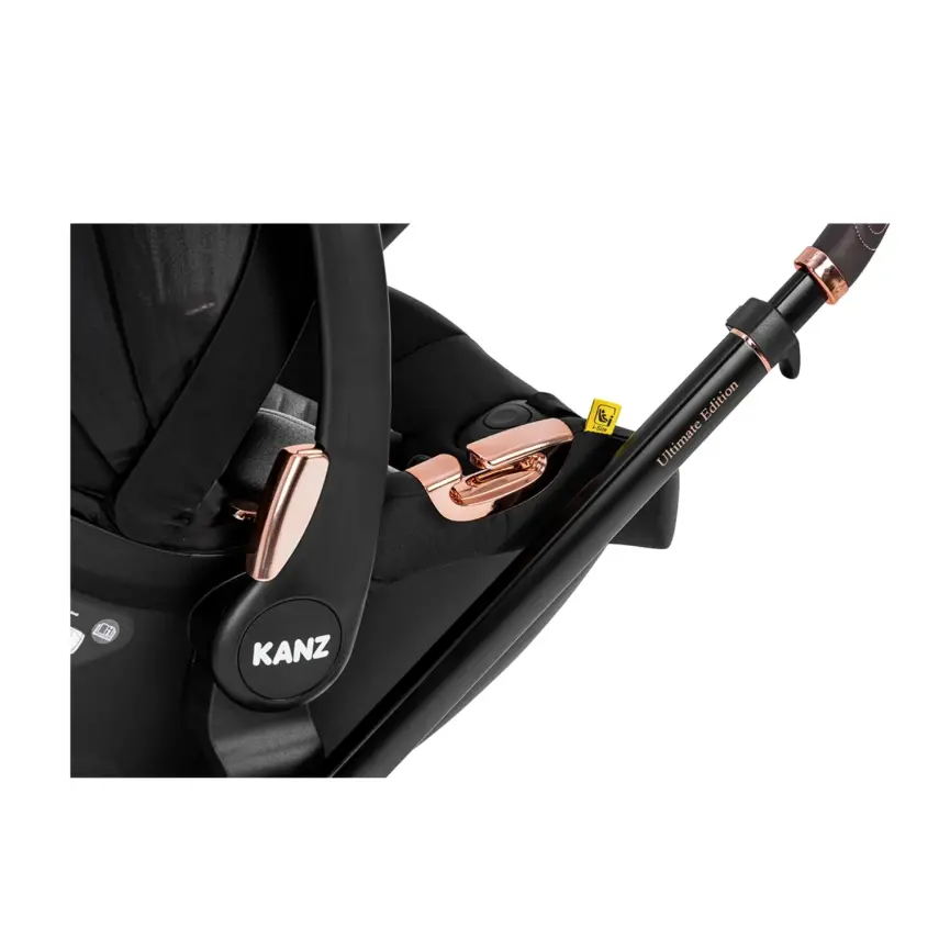 Kanz X-Go Ultimate Çift Yönlü Travel Sistem-Seyahat Sistem Bebek Arabası Rose Gold Siyah   - 37