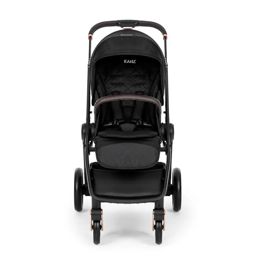Kanz X-Go Ultimate Çift Yönlü Travel Sistem-Seyahat Sistem Bebek Arabası Rose Gold Siyah   - 39