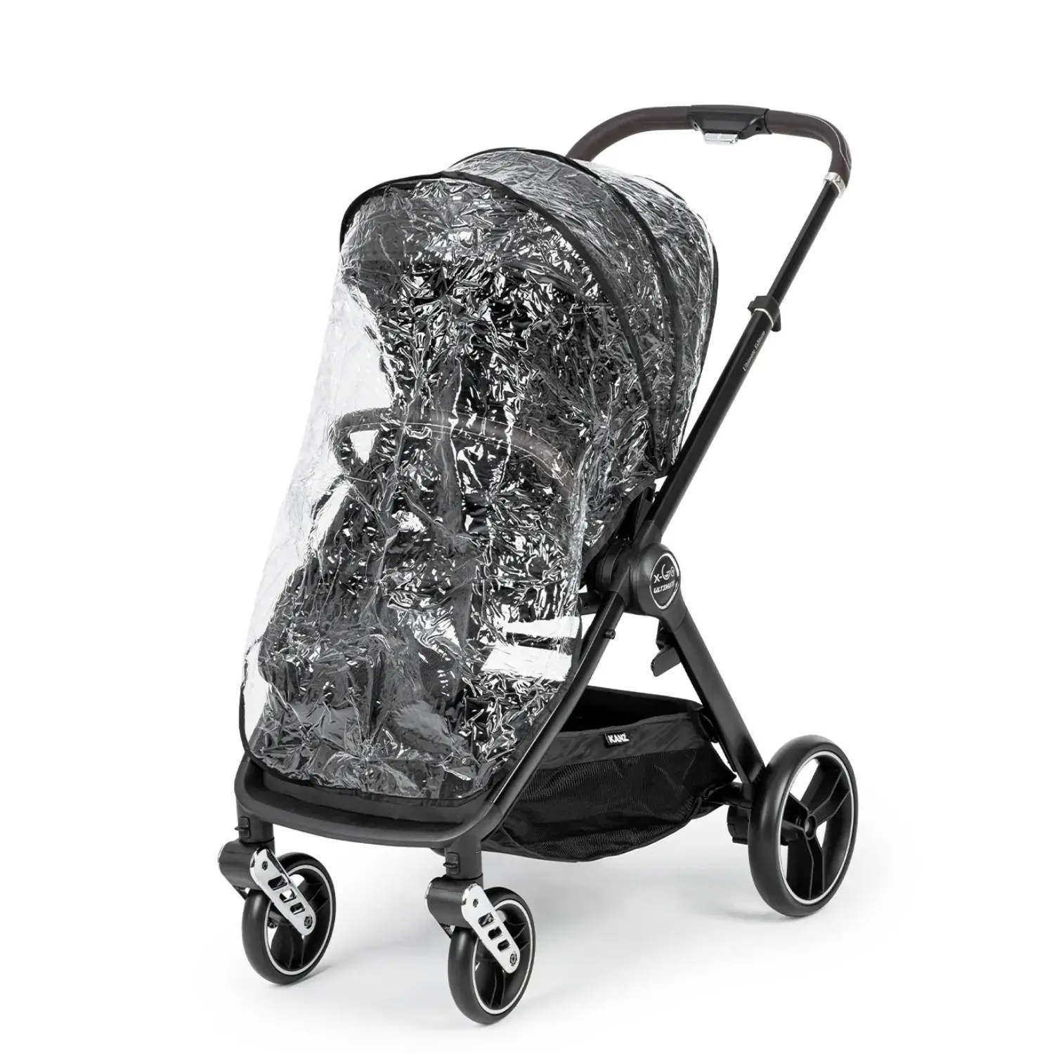 Kanz X-Go Ultimate Travel Sistem Bebek Arabası Silver Siyah