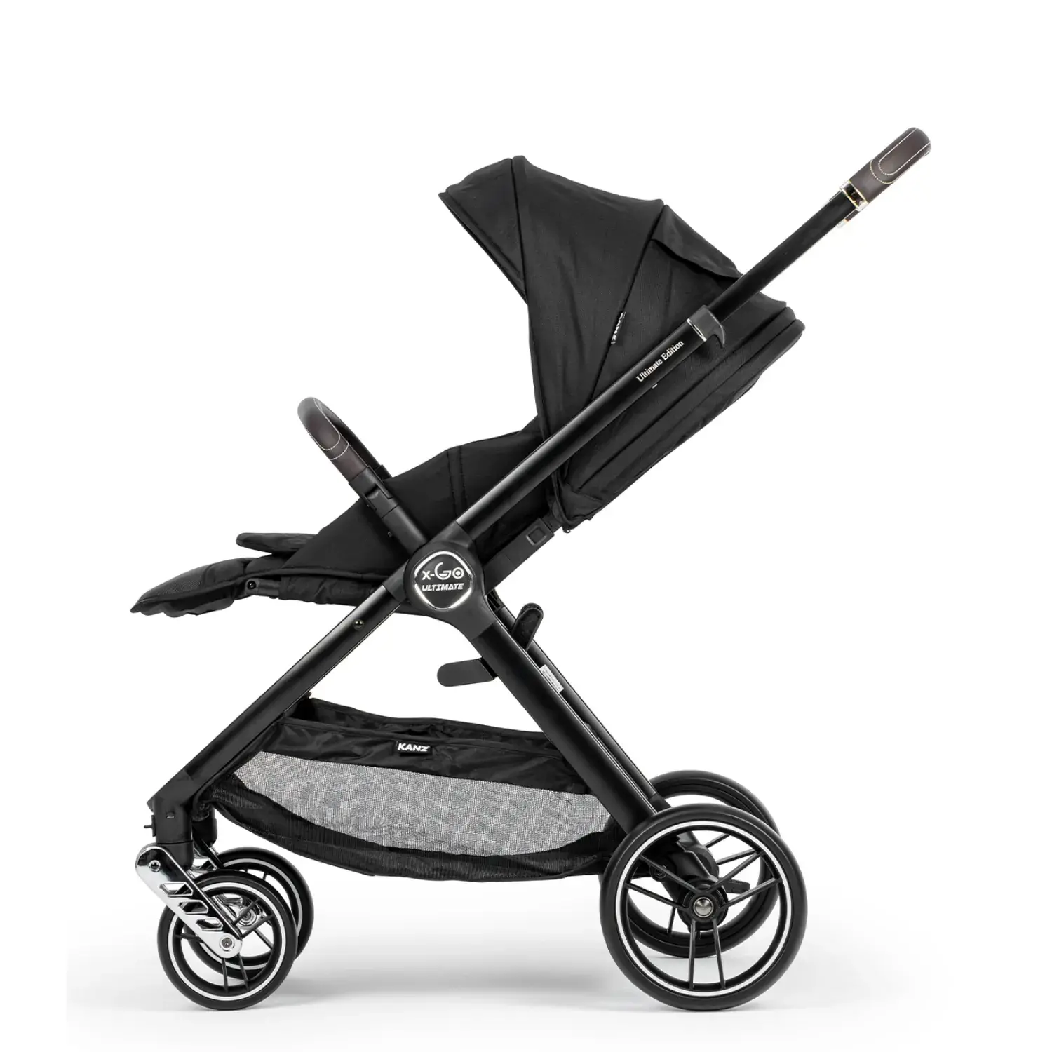 Kanz X-Go Ultimate Travel Sistem Bebek Arabası Silver Siyah