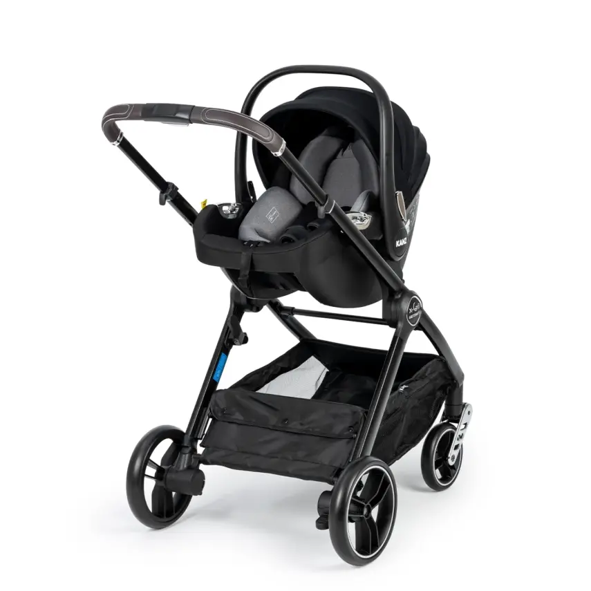 Kanz X-Go Ultimate Çift Yönlü Travel Sistem- Seyahat Sistem Bebek Arabası Silver Siyah - 8