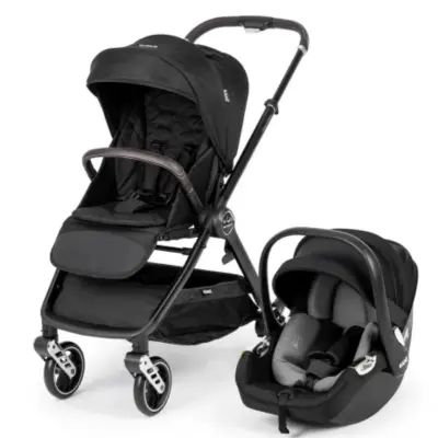 Kanz X-Go Ultimate Çift Yönlü Travel Sistem- Seyahat Sistem Bebek Arabası Silver Siyah (1)