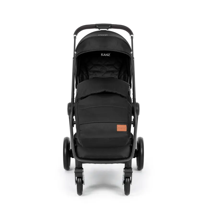 Kanz X-Go Ultimate Çift Yönlü Travel Sistem- Seyahat Sistem Bebek Arabası Silver Siyah - 10