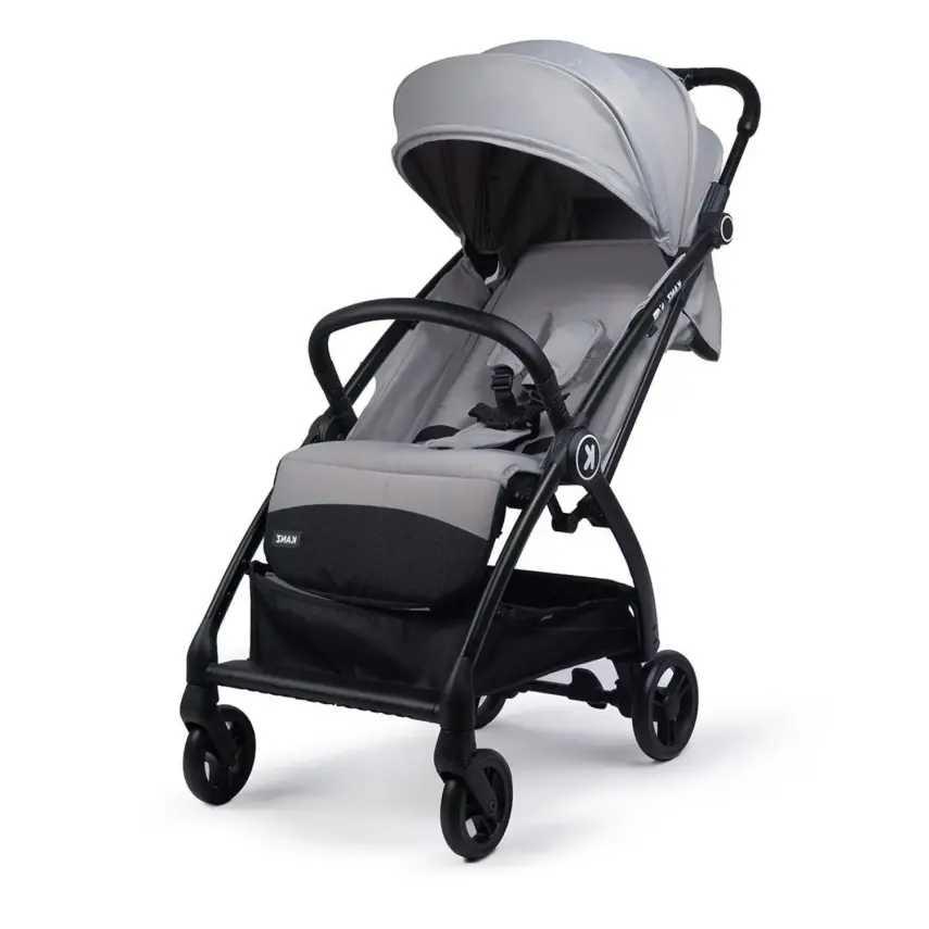 Kanz Xflop Tek Elle Otomatik Katlanır Kompakt Kabin Bebek Arabası Ultimate Grey - 2