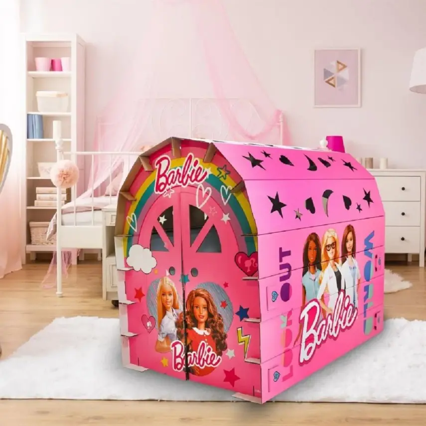 Karton Oyun Evi Barbie Ve Hot Whells - 2