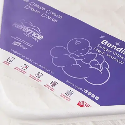 Keremce Bendis Eco Sünger Oyun Parkı Yatağı 12x70x110 cm (1)