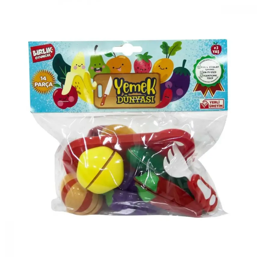 Kesilebilen 5 Meyveli Sebze ve Meyveler - 2