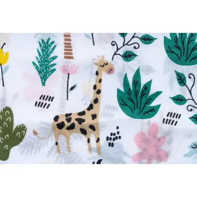 Kidboo Bebek Nevresim  Seti Zürafa 3 Parça Çantalı 100X150 - 5