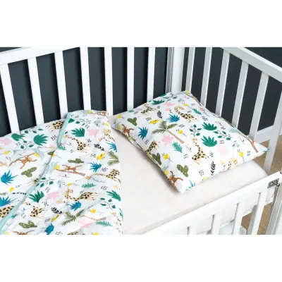 Kidboo Bebek Nevresim  Seti Zürafa 3 Parça Çantalı 100X150 - 2