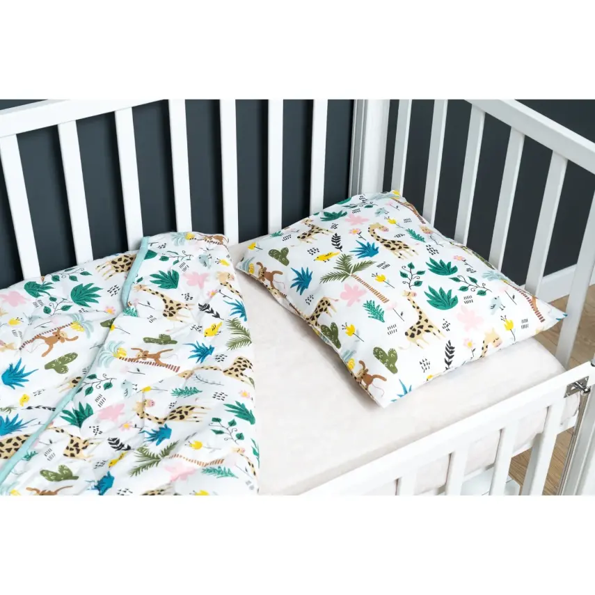 Kidboo Bebek Nevresim  Seti Zürafa 3 Parça Çantalı 100X150 - 2