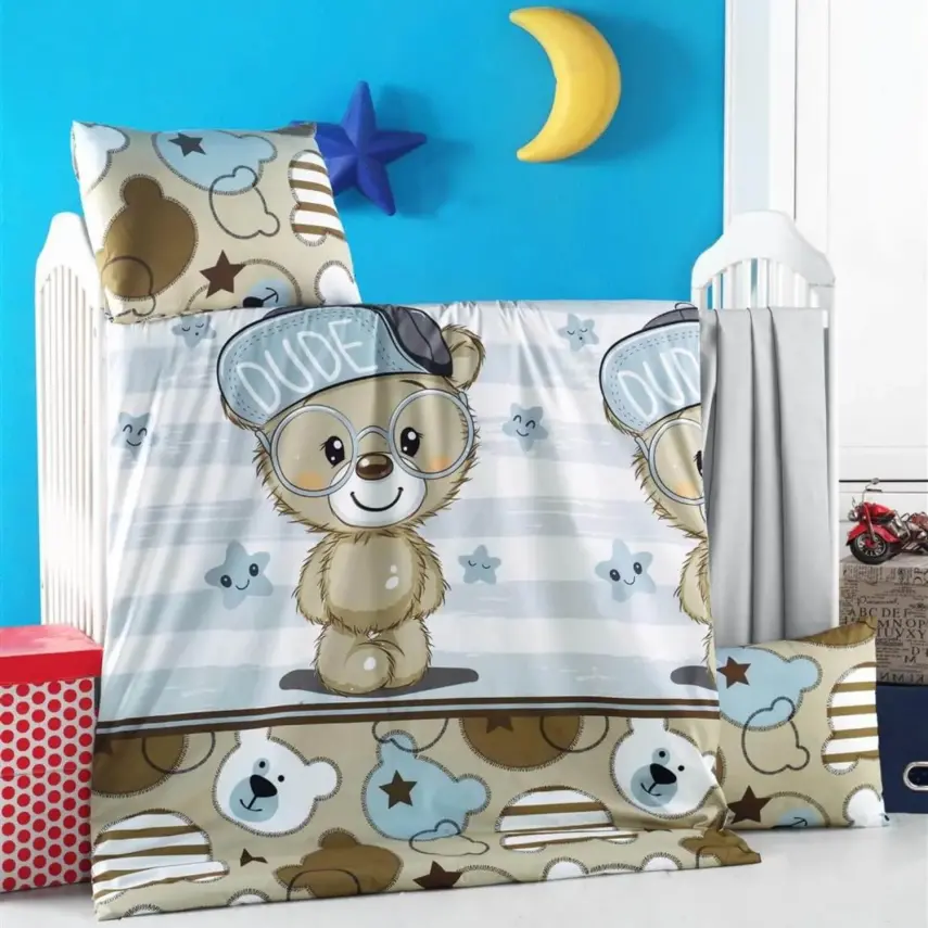 Kidboo Bebek Nevresim Takımı Bear - 1