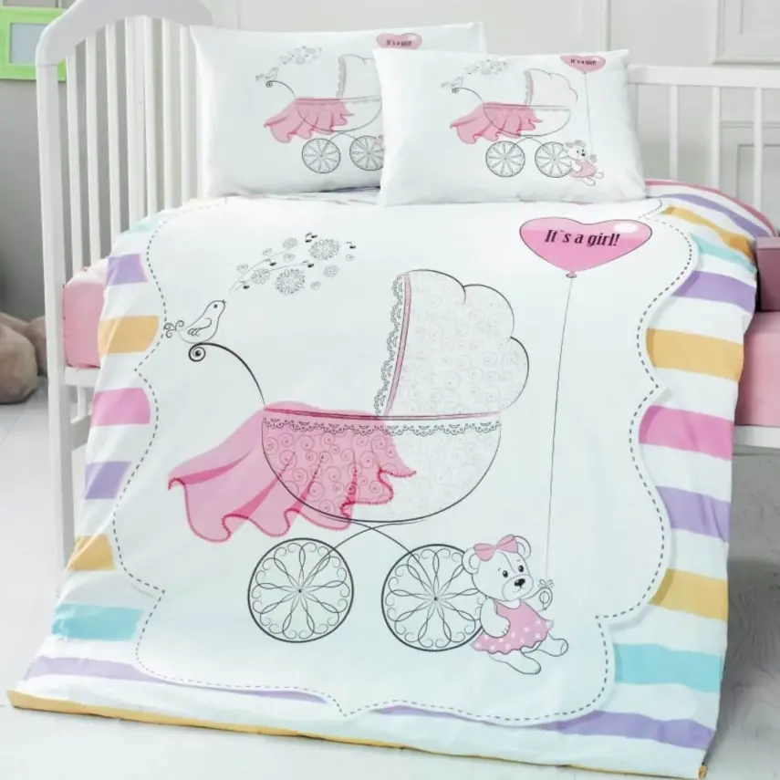 Kidboo Bebek Nevresim Takımı Girl - 2