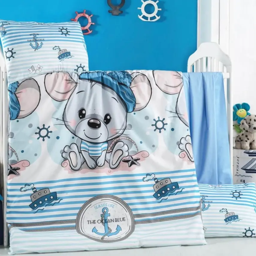 Kidboo Bebek Nevresim Takımı Micky - 2