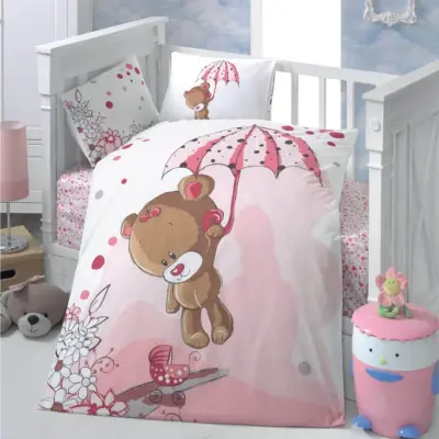 Kidboo Bebek Nevresim Takımı Ton Ton - 1