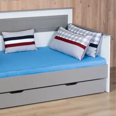 Kidboo Lastikli Çarşaf Tek Kişilik Mavi - 2