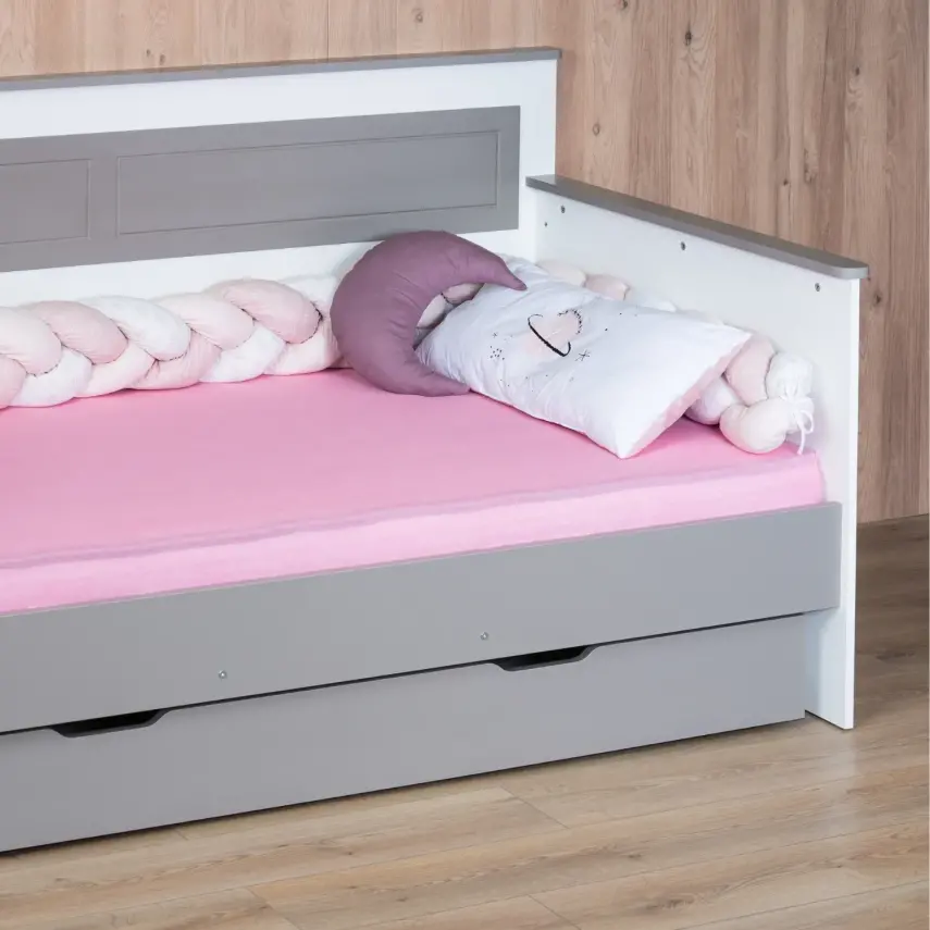 Kidboo Lastikli Çarşaf Tek Kişilik Pembe - 2