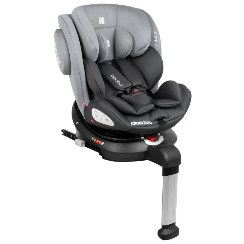 Kikka Boo Ronda Isofixli 360° Dönebilen Oto Koltuğu 0-36 Kg Dark Grey - 1