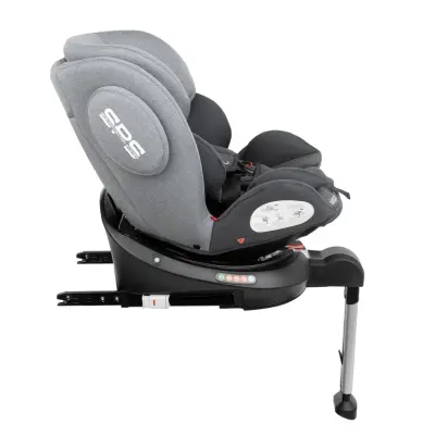Kikka Boo Ronda Isofixli 360° Dönebilen Oto Koltuğu 0-36 Kg Dark Grey - 11