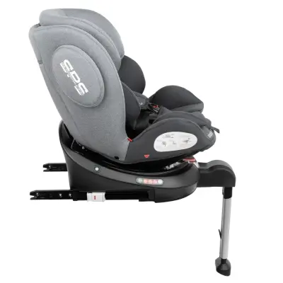 Kikka Boo Ronda Isofixli 360° Dönebilen Oto Koltuğu 0-36 Kg Dark Grey - 5