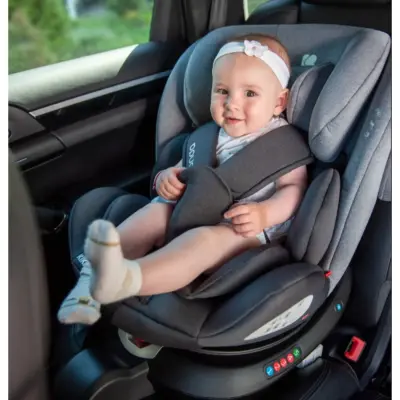 Kikka Boo Ronda Isofixli 360° Dönebilen Oto Koltuğu 0-36 Kg Dark Grey - 19
