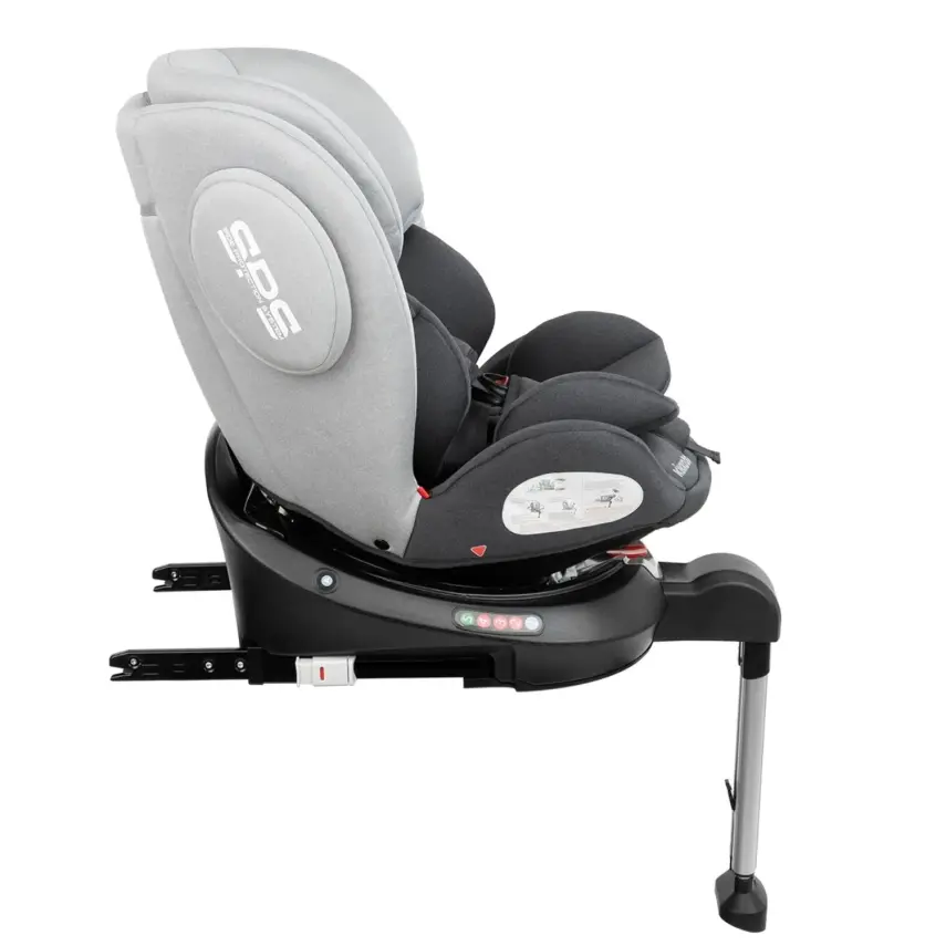 Kikka Boo Ronda Isofixli 360° Dönebilen Oto Koltuğu 0-36 Kg Light Grey - 2