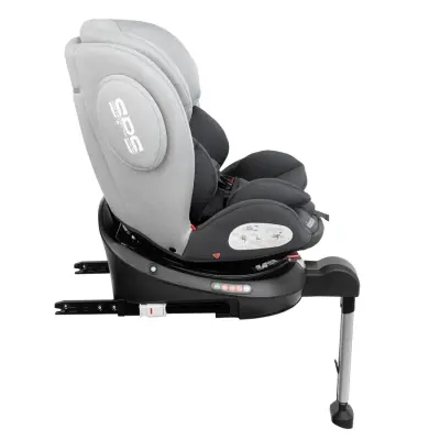 Kikka Boo Ronda Isofixli 360° Dönebilen Oto Koltuğu 0-36 Kg Light Grey - 5