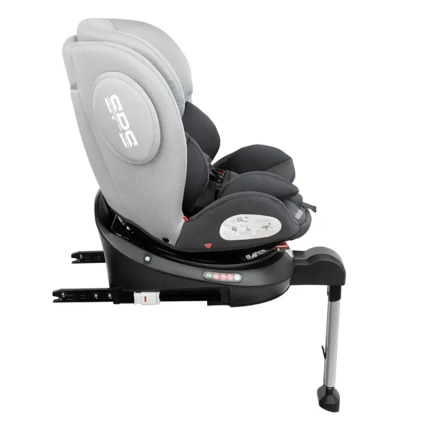 Kikka Boo Ronda Isofixli 360° Dönebilen Oto Koltuğu 0-36 Kg Light Grey - 5