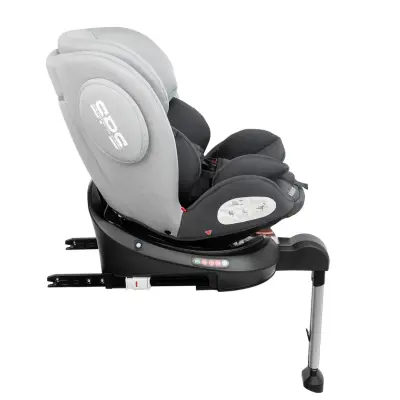 Kikka Boo Ronda Isofixli 360° Dönebilen Oto Koltuğu 0-36 Kg Light Grey - 8