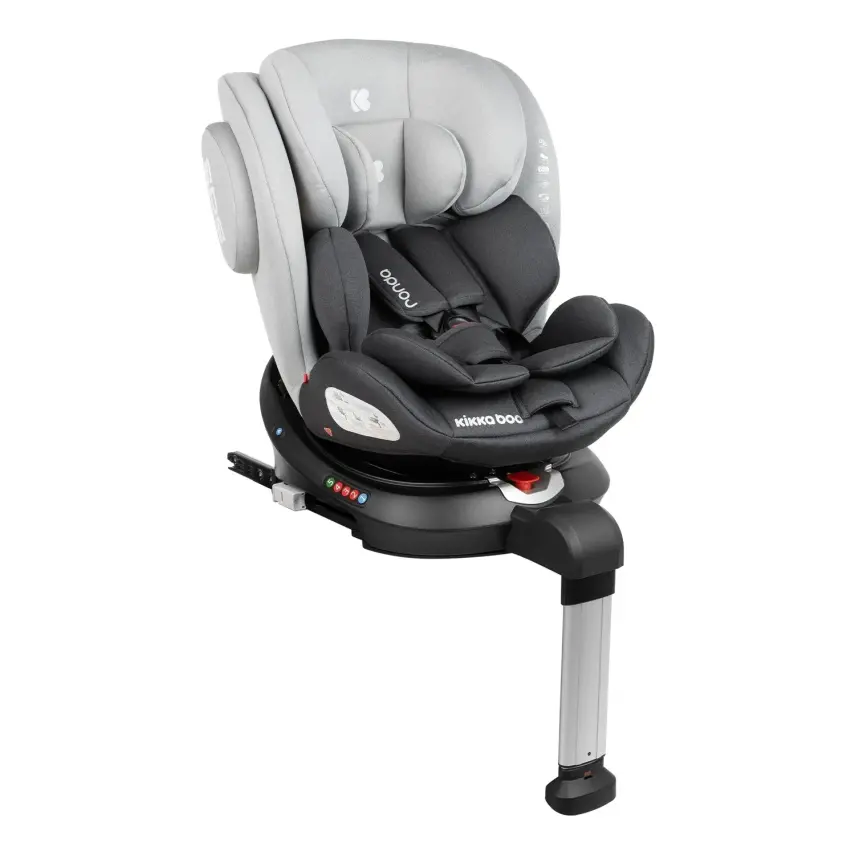 Kikka Boo Ronda Isofixli 360° Dönebilen Oto Koltuğu 0-36 Kg Light Grey - 1