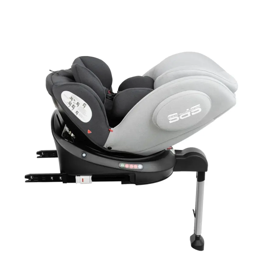 Kikka Boo Ronda Isofixli 360° Dönebilen Oto Koltuğu 0-36 Kg Light Grey - 9