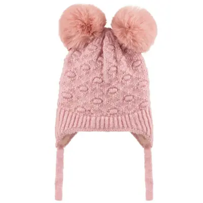 Kitti Eldiven Atkı Bere Takım 1-4 Yaş Açık Pembe  - 2