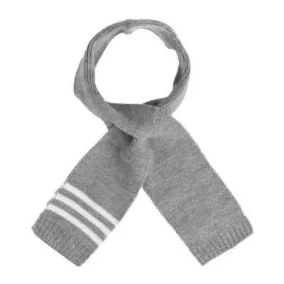 Kitti Erkek Bebek Eldiven Atkı Bere Takım 0-18 Ay Açık Gri  - 3