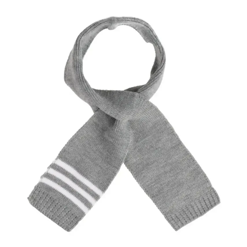 Kitti Erkek Bebek Eldiven Atkı Bere Takım 0-18 Ay Açık Gri  - 3