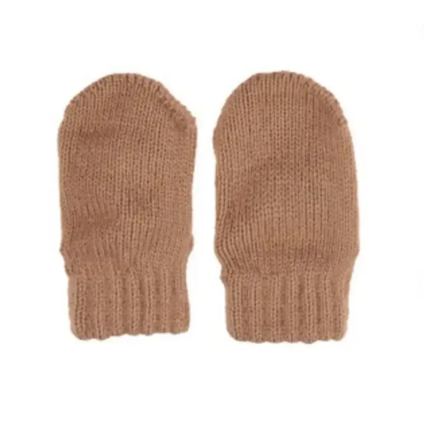 Kitti Erkek Bebek Eldiven Atkı Bere Takım 0-18 Ay Açık Kahve - 4