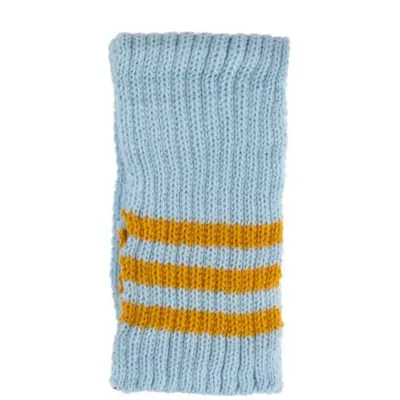 Kitti Erkek Bebek Eldiven Atkı Bere Takım 0-18 Ay Açık Mavi - 3