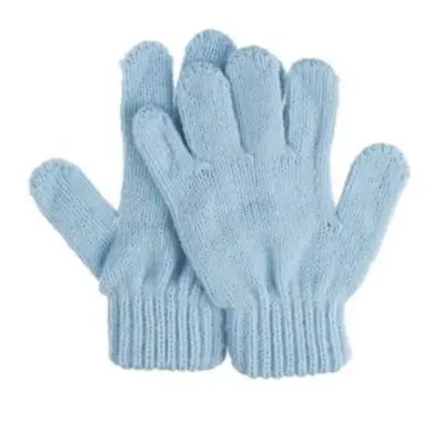 Kitti Erkek Bebek Eldiven Atkı Bere Takım 0-18 Ay Açık Mavi - 4