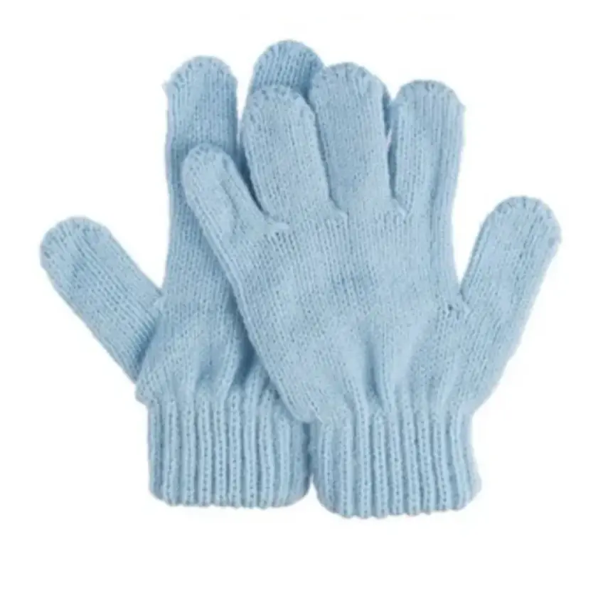 Kitti Erkek Bebek Eldiven Atkı Bere Takım 0-18 Ay Açık Mavi - 4