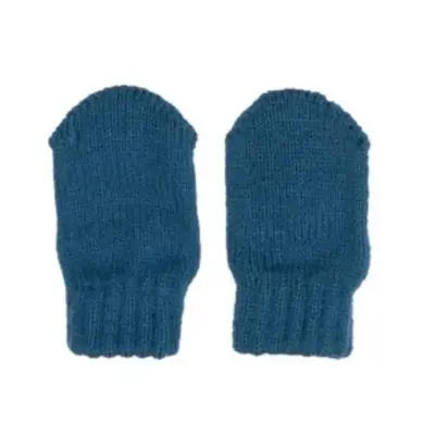 Kitti Erkek Bebek Eldiven Atkı Bere Takım 0-18 Ay Açık Petrol  - 2