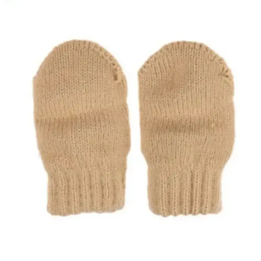 Kitti Erkek Bebek Eldiven Atkı Bere Takım 0-18 Ay Bej - 3