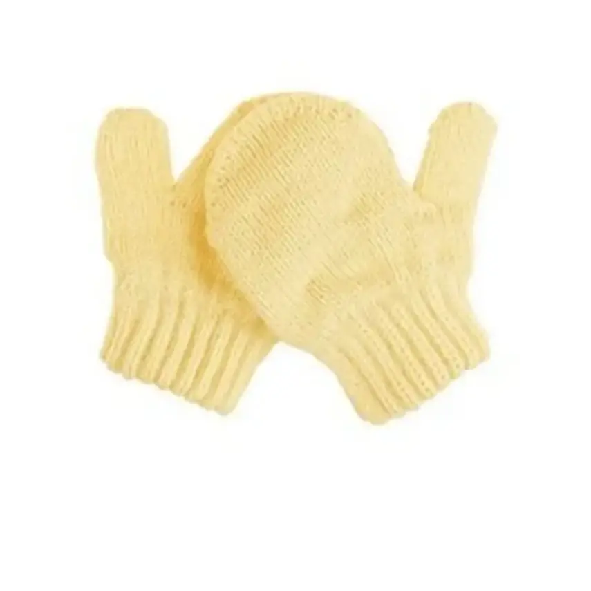 Kitti Erkek Bebek Eldiven Atkı Bere Takım 0-18 Ay Sarı Asortili - 4