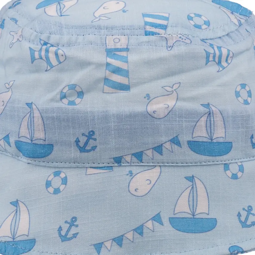 Kitti Erkek Bebek Fötr Şapka 1-3 Yaş Bebe Mavisi - 2