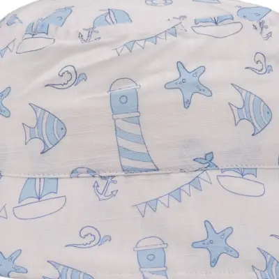 Kitti Erkek Bebek Fötr Şapka 1-3 Yaş Beyaz (1)