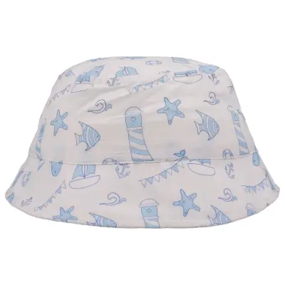 Kitti Erkek Bebek Fötr Şapka 1-3 Yaş Beyaz