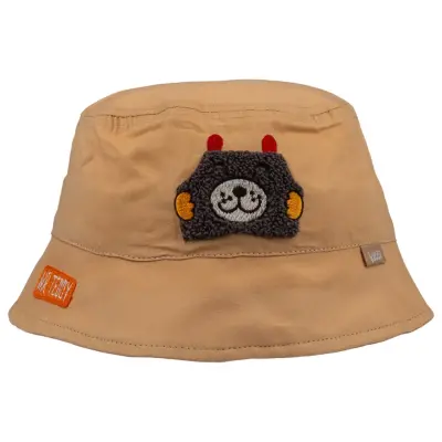 Kitti Erkek Bebek Fötr Şapka 1-3 Yaş Orta Bej