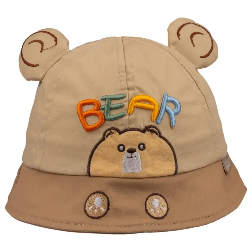 Kitti Erkek Bebek Fötr Şapka 1-3Yaş Orta Bej - 1