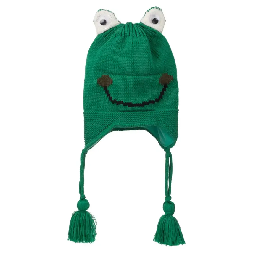 Kitti Erkek Bebek Kulaklı Bere 1-4Yaş Çimen Yeşili  - 1