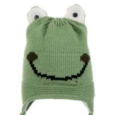 Kitti Erkek Bebek Kulaklı Bere 1-4Yaş Yeşil  - 2