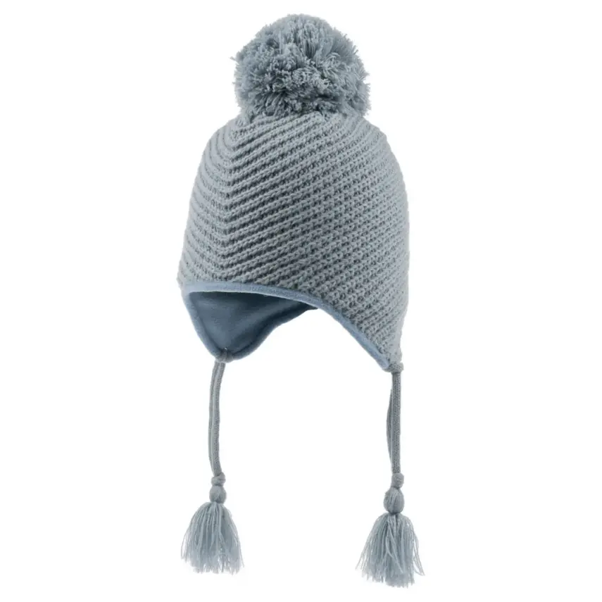 Kitti Erkek Bebek Kulaklı Bere Açık Mavi - 1